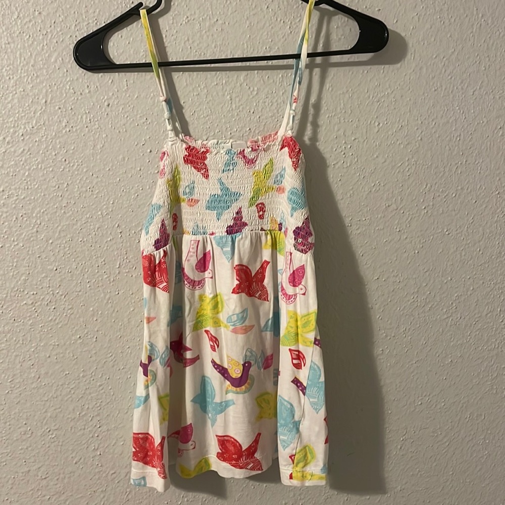 Old Navy Colorful Birds Tank Top